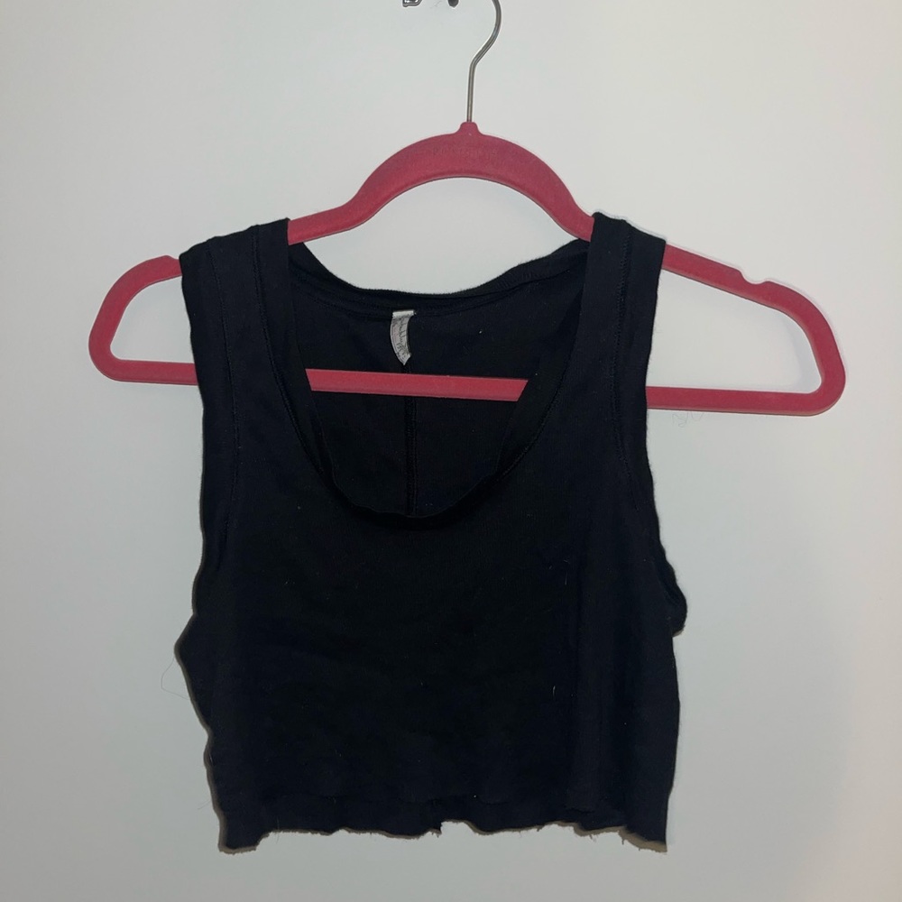 cropped free people tank top